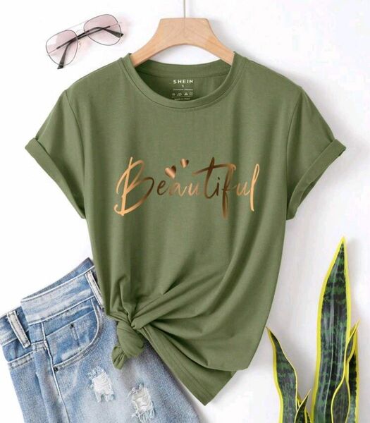 SHEIN★プリントTシャツ Lサイズ