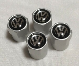 Volkswagen　エアーBulbキャップ　Silverー　New item未使用　送料無料　（Authorised inspection）Golf、Beetle、ワーゲンBus、ティグアン