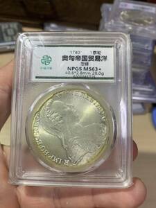 外国コイン　紀念幣 貨幣 硬貨 鑑定済みMS63 コイン　艶良し 