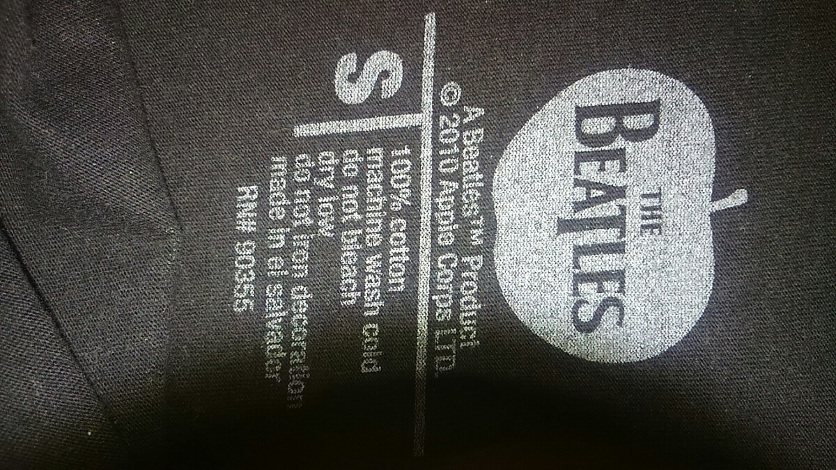 ビートルズ 半袖Tシャツ 黒色 ブラック M