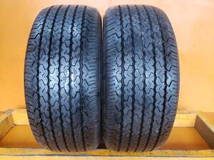 【R376】9.5分山 ブリヂストンRD-650 STEEL 245/50R14.5 106L LT 2本