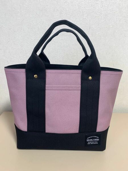 ハンドメイド　トートバッグ　8号帆布