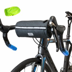 人気商品！ 撥水 ロードバイク 自転車 （GX－FBAR） グレー 防水 ふろんとばっぐ レインカバー付き GORIX（ゴリック