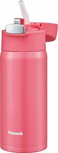 【おすすめ】 ストロータイプ ステンレスボトル ピンク 0．4L APA－40 マグボトル P ピーコック魔法瓶工業