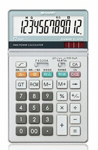 [ affordable goods ] sharp 12 column green buy law conform model EL-N732KX business practice calculator Nice size type 