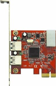 【タイムセール】 PCI－Eｘｐｒｅｓｓ USB3．0 STANDARDシリーズ ｘ1接続 2ポート増設インターフェースボード