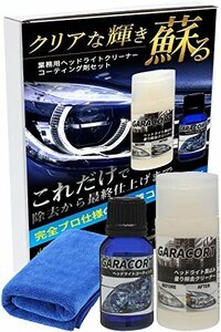 【タイムセール】 ＆ 黄ばみ ヘッドライト セット 除去 コーティング 曇り ガラコート クリーナー 業務用