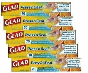【特価】 GLAD SEAL ５個セット グラッド PRESS＇N プレス＆シール マジックラップ 幅30ｃｍ×長さ21．6ｍ