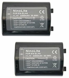 【おすすめ】 EN－EL4 D3S ニコン カメラ D2XS D300 F6 2個セット D2X D3 D2HS 互換 Nｉｎｏ