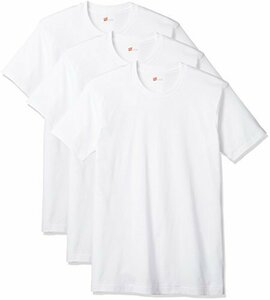 アカラベルクルーネックTシャツ 3P HM2135 （ホワイト）