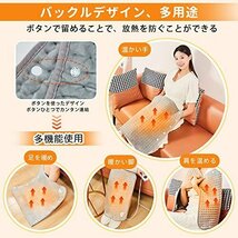 人気商品！ 電気座布団 ホットマット 電気ホットマット YVZAI ホットカーペット 足元ヒーター 50ｘ100ｃｍ 足温器 1_画像3