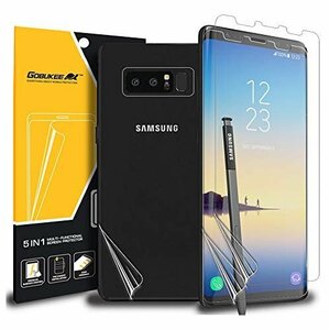 即決価格★ 最先端 2枚 Nｏｔｅ8 Gｏｂｕｋｅｅ 全面保護 TPU 用 背面1枚］ フィルム Gａｌａｘｙ 3D ［前面 N