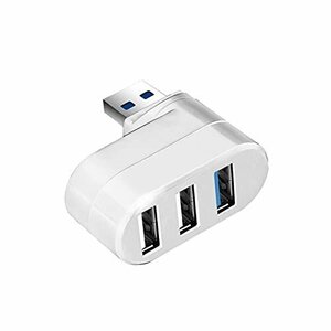 【おすすめ】 高速ハブ USB3．0＋USB2．0コンボハブ 3ポート USBハブ 回転可能ｕｓｂハブ USBポート拡張 YFF