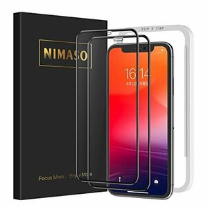 【おすすめ】 ／ 【2枚セット】Nｉｍａｓｏ 用 Xｓ ｉPｈｏｎｅ11 Pｒｏ 全面保護フィルム液晶強化ガラス Mａｘ Mａｘ