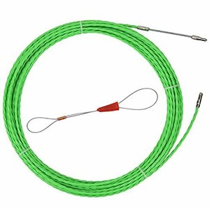 【特価】 4．5ｍｍ 【LCYOUTH】通線 ロッド径 入線専用ワイヤー 通線工具 通線 グリーン） （30ｍ， スチールワイヤ