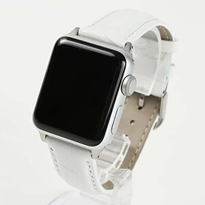 【特価】 クロコ型押し 本革レザー 対応ベルト ｉWａｔｃｈ Aｐｐｌｅ 時計バンド Wａｔｃｈ コンパチブル Aｉｒｓｅｌｆ