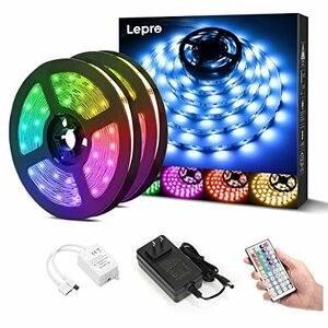 【おすすめ】 カラーDIY ｌｅｄテープライト 20ｍ RGB 明るさ調節 44キーリモコン 屋内用 20色タイプ 調光調色 L