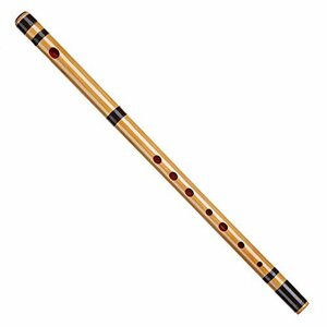 【お買い得品】 7穴 山本竹細工屋 （黒紐巻き） 七本調子 竹製篠笛 竹笛横笛 伝統的な楽器