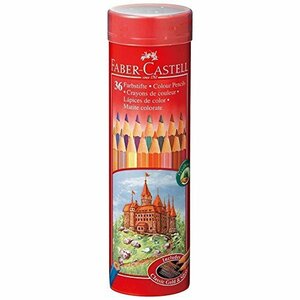 【お買い得品】 36色セット TFC－CPK／36C 油性色鉛筆 丸缶 ファーバーカステル