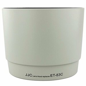 【おすすめ】 ET－83C F4．5－5．6L IS Cａｎｏｎ 白 100－400ｍｍ EF JJC USM レンズ 互換 可