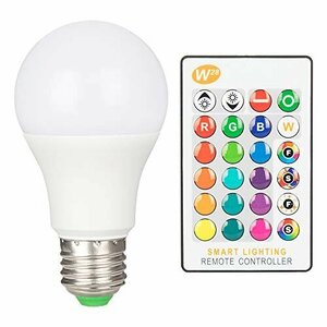 【タイムセール】 LED電球 16色選択 40W形相当 E26 昼光色 装飾 リモコン付き 普段照明 Sｕｐｐｏｒｔ Hａｉａｎ