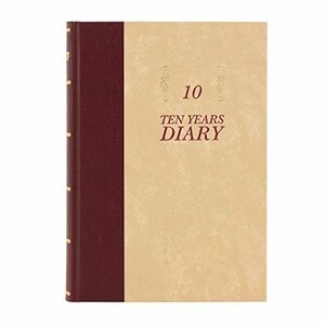 【在庫品のみ】 日付け表示あり 日記帳 横書き 10年日記 B5 D313 アピカ