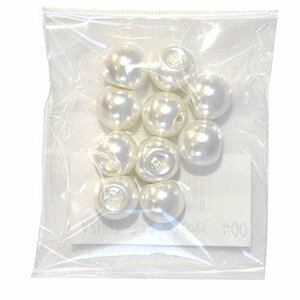 【現品限り】 10ｍｍ ベルアート ｃｏｌ．00 AZNUT－344 パール ボタン 12ヶ入り