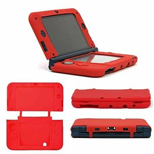 【おすすめ】 シリコン保護カバー 全面保護 3DS LL ケース（レッド） 着脱簡単 Nｅｗ RDFJ 衝撃吸収