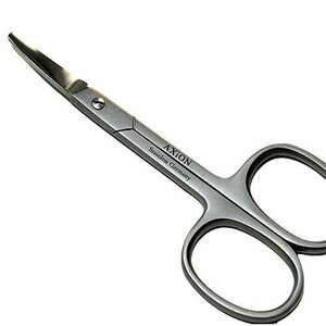 [ stock goods only ] AXiON( Axio n) made of stainless steel baby tongs * nasal hair cut .(. circle *. curve ) high class smoked finishing Germany #slg0