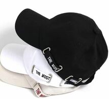 キャップ レディース ブラック 韓国 ロゴ帽子 男女兼用 キャップ帽子 深め_画像8