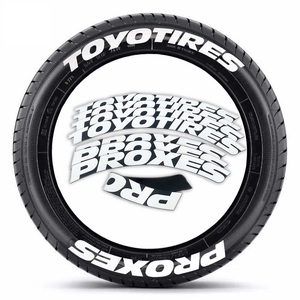 TOYOTIRES PROXES トーヨータイヤ プロクセス タイヤレター ホワイトレター タイヤステッカー
