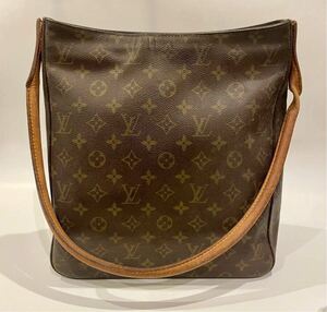 【1円〜】LOUIS VUITTON ルイヴィトン モノグラム ルーピングGM M51145 ショルダーバッグ ワンショルダー 管理番号S06