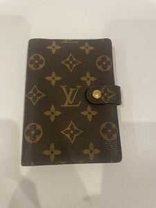 【1円〜】LOUIS VUITTON ルイヴィトン アジェンダPM 手帳カバー モノグラム　管理番号S22