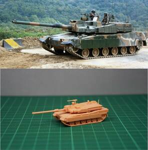 1/144 未組立 South Korea K-2 Main Battle Tank (fine detail) Resin Kit (S3088)