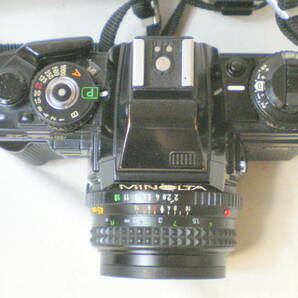 MINOLTA ミノルタ X-700 MD ROKKOR-X 45mm 1:2 一眼レフ フィルムカメラ ブラックボディ レンズの画像3