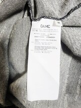 OAMC 2021AW 幾何学柄タートルネック 8万円 Mサイズ ニット カットソー オーエーエムシー RAF SIMONS ラフ シモンズ 霜降り ハイネック_画像10