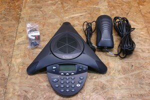 ◎通電確認済み ポリコム Polycom SoundStation2 電話会議システム 現状品◎Z718