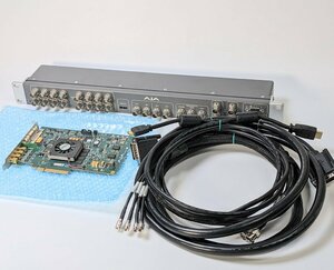 □AJA KONA 4 4Kキャプチャー・再生カード 3G-SDI 入出力 ビデオ編集用ボード 動作品中古□