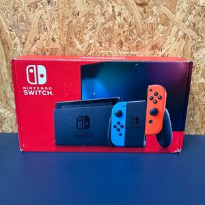 1 jpy start Nintendo Switch body ( Nintendo switch ) Joy-Con(L) neon blue /(R) neon red +[ nintendo license commodity ]Nintendo