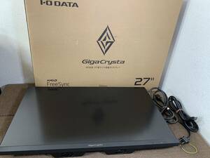 [ secondhand goods ]IODATAge-ming monitor 27 -inch GigaCrysta 4K ADS panel EX-LDGCU271DB electrification operation verification ending 