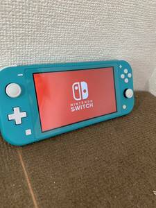 【中古品】任天堂 Nintendo Switch Lite ニンテンドースイッチライト HDH-001 ターコイズ 通電動作確認済 初期化済