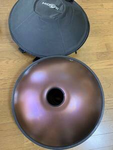[ used present condition goods ] hand bread steel drum midori handpan case attaching 