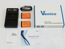 Vemico LP-E17バッテリー LCD付きType-c USB充電器セット 2個1300mAh大容量互換バッテリー 対応機種 Canon EOS R50, EOS R10, EOS 他 A6_画像8