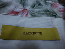 ■あ-455 ■BACK BONE　半袖シャツ　コットンシャツ　綿　サイズM_画像2
