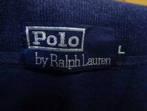 ■あ-733 ■Polo by Ralph Lauren　ラルフローレン　ボーダー半袖ポロシャツ　サイズＬ_画像2