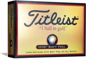 TITLEIST(タイトリスト) ゴルフボール HVC SOFT FEEL 1ダース (12個入り) 日本正規品