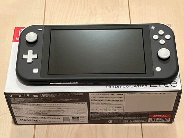 Nintendo Switch Lite グレー　美品