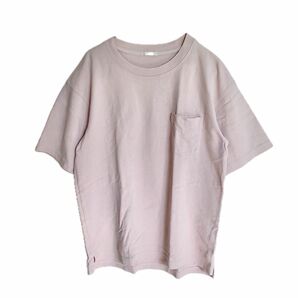 GU ワイド　ビッグ　Tシャツ　ピンク　半袖