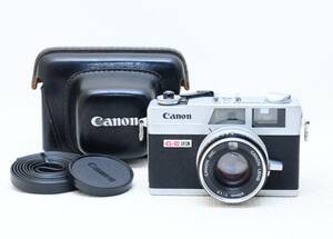 CANON QL-17GⅢ silver working properly goods original leather case attaching 