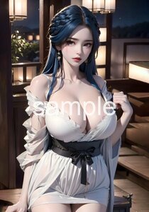 AI イラスト アート ポスター A4写真 セクシー かわいい 女の子 美女 美人 水着 美脚 巨乳 貧乳 美尻 豊艶 アニメ 同人 グラビア MU0177